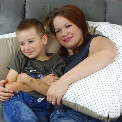 Tulící polštář BÉŽOVÝ PUNTÍK XXL, 100% bavlna obrázek 1341