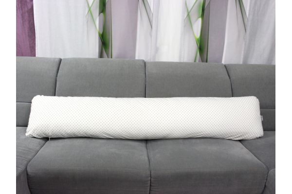 Tulící polštář BÉŽOVÝ PUNTÍK XXL, 100% bavlna obrázek 2