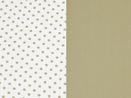 Potah na Tulící polštář Matýsek, PUNTÍK BÉŽOVÝ, 100% bavlna