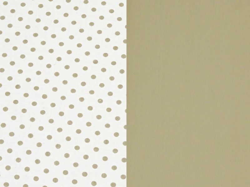 Potah na Tulící polštář Matýsek, PUNTÍK BÉŽOVÝ, 100% bavlna obrázek 1351