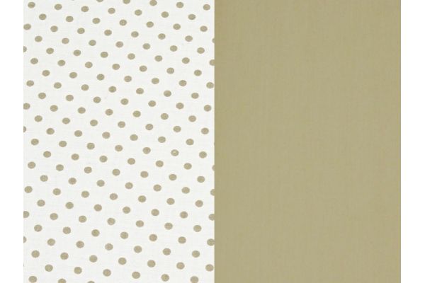 Potah na Tulící polštář Matýsek, PUNTÍK BÉŽOVÝ, 100% bavlna obrázek 1