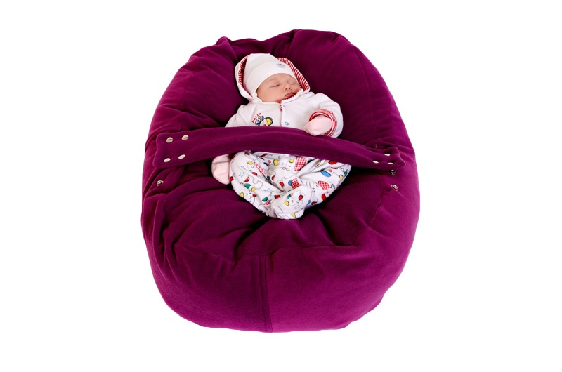 pelíšek pro miminko - fleece fialový pelíšek pro miminko - fleece fialový