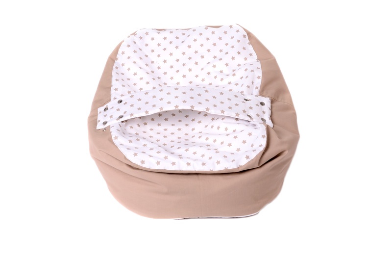 pelíšek pro miminko - hvězdy hnědé pelíšek pro miminko - hvězdy hnědé