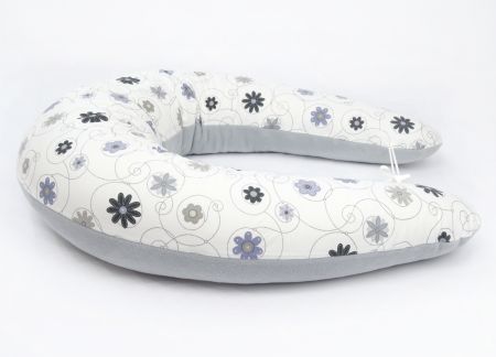 Kojicí polštář Standard LOUKA šedá, colormix